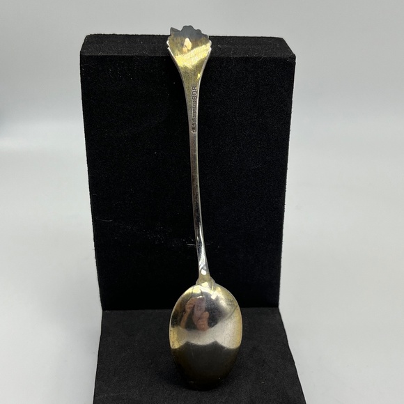 Antique, Gorham Silver Baby Spoon w/Flowers - Picture 4 of 7